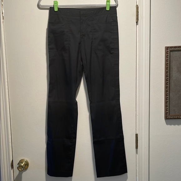 Gucci Black Fine Lightweight Wool/Nylon Pants Pockets and Detailing Sides